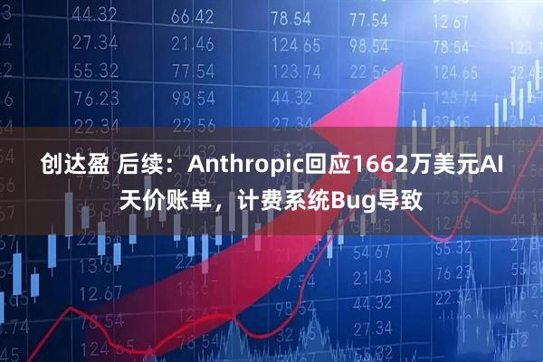 创达盈 后续：Anthropic回应1662万美元AI天价账单，计费系统Bug导致